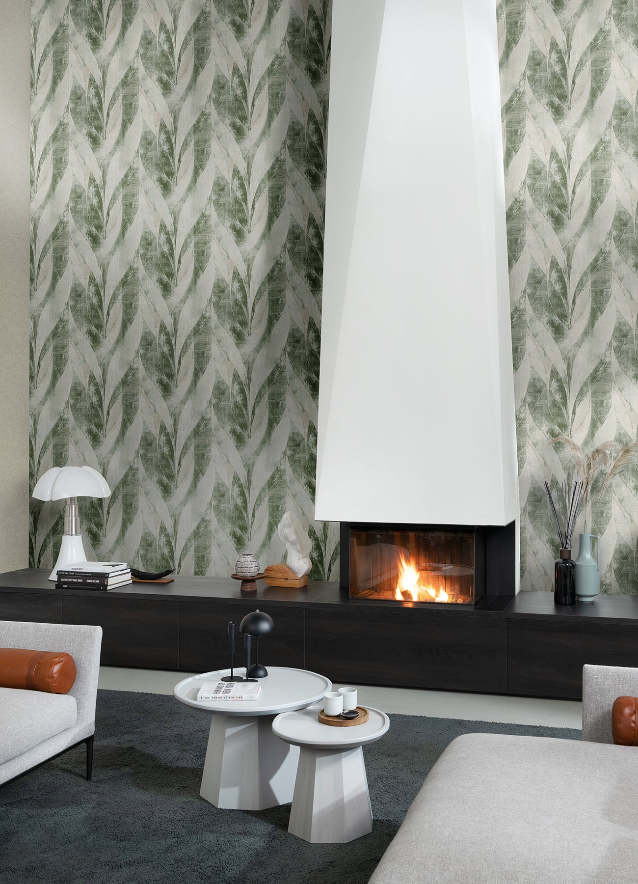 Advantage 4096-520057 Blake Moss Leaf Wallpaper