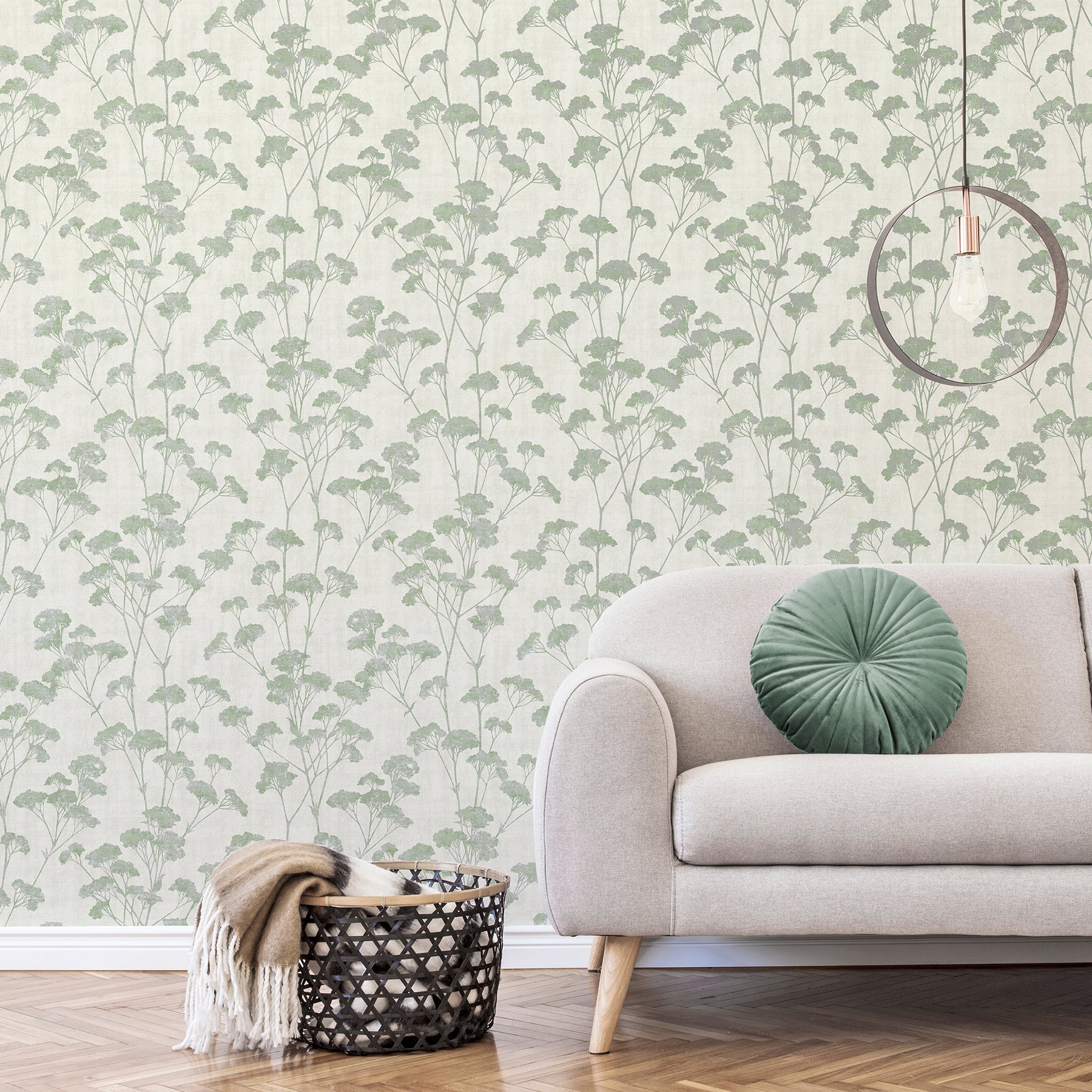 Advantage 4157-M1538 Sprig Green Trail Wallpaper