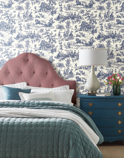 York AF2000 Seasons Toile Wallpaper