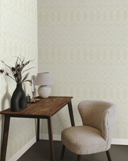 York Wallcoverings EV3914 Diamond Marquise Blue Wallpaper