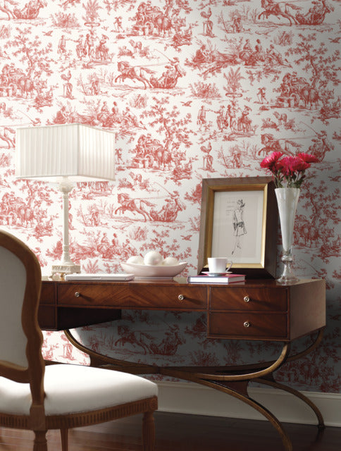 York GR5925 Seasons Toile Wallpaper