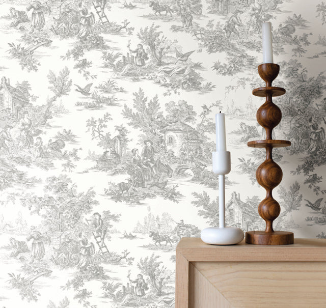 York RT7940 Campagne Toile Wallpaper