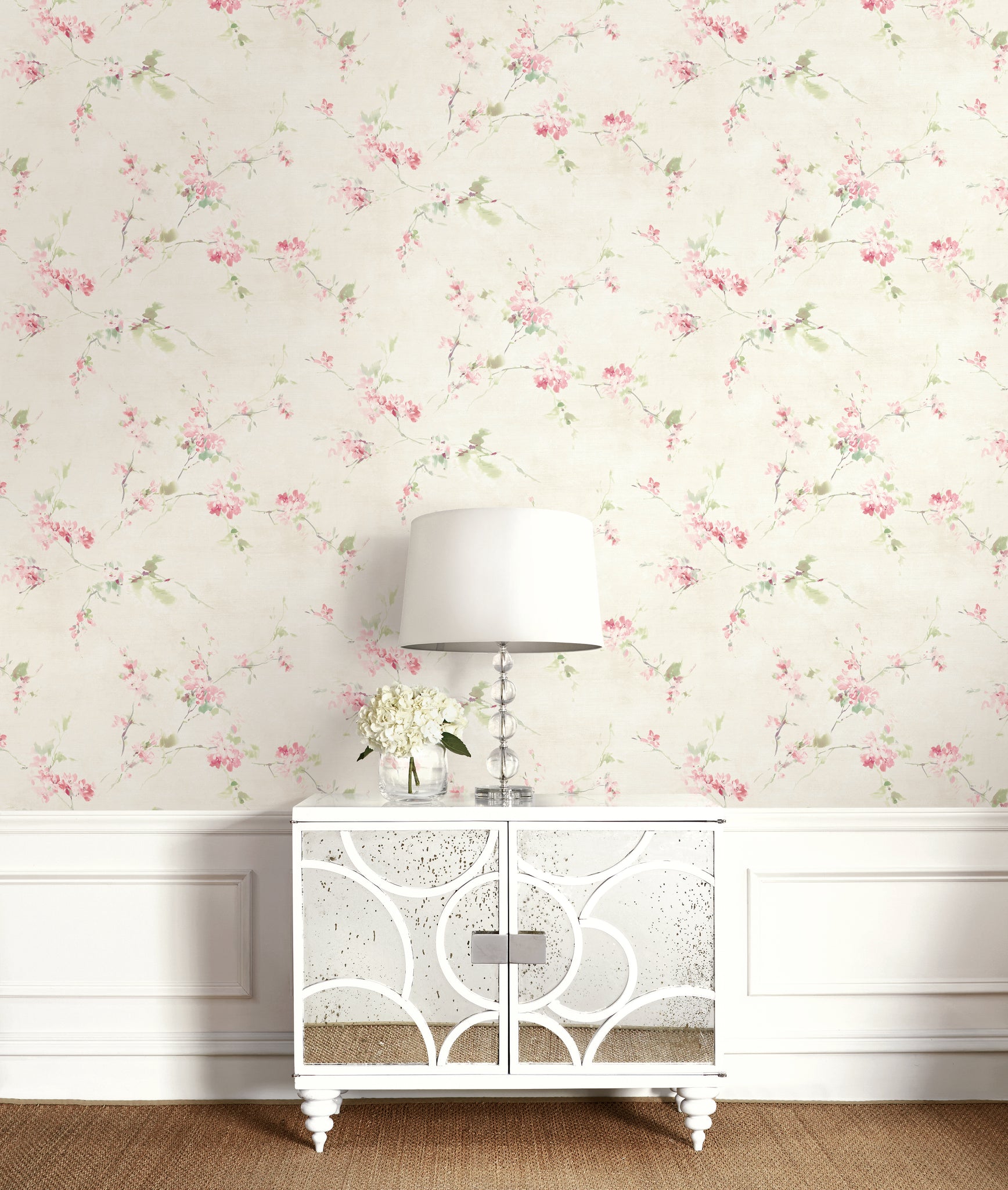 Casa Mia RM51201 Classical Soft Roses watercolor Wallpaper