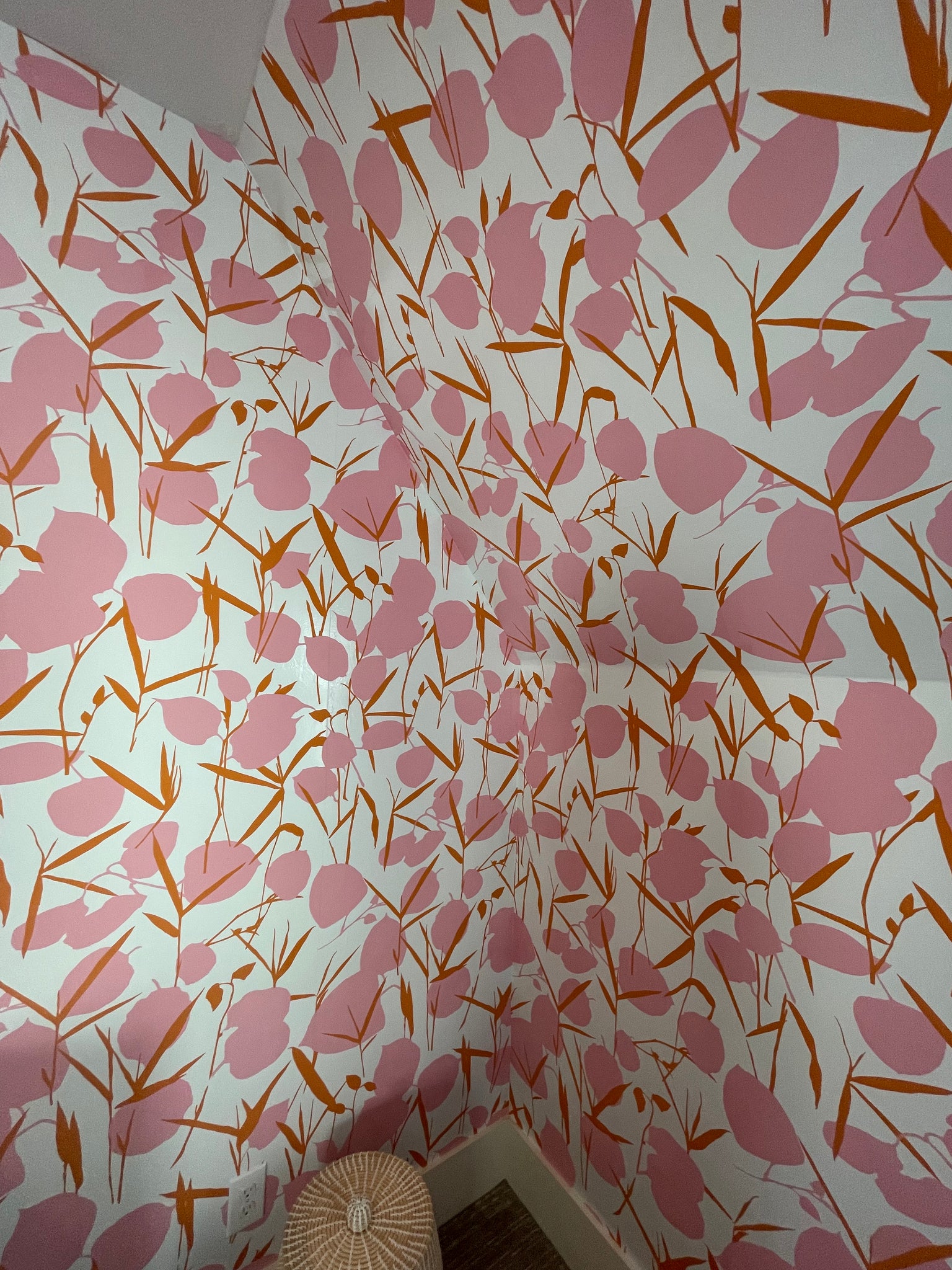 Schumacher 5010781 Joan Pink Wallpaper