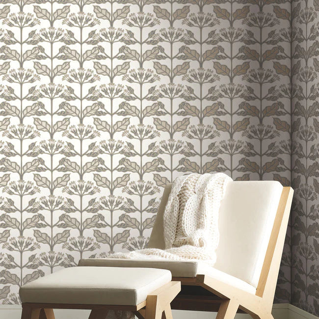 York Wallcoverings AC9114 Tracery Blooms Wallpaper